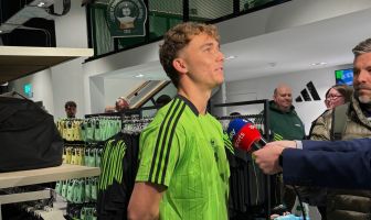Celtic striker Callum Osmand