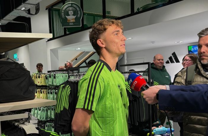 Celtic striker Callum Osmand