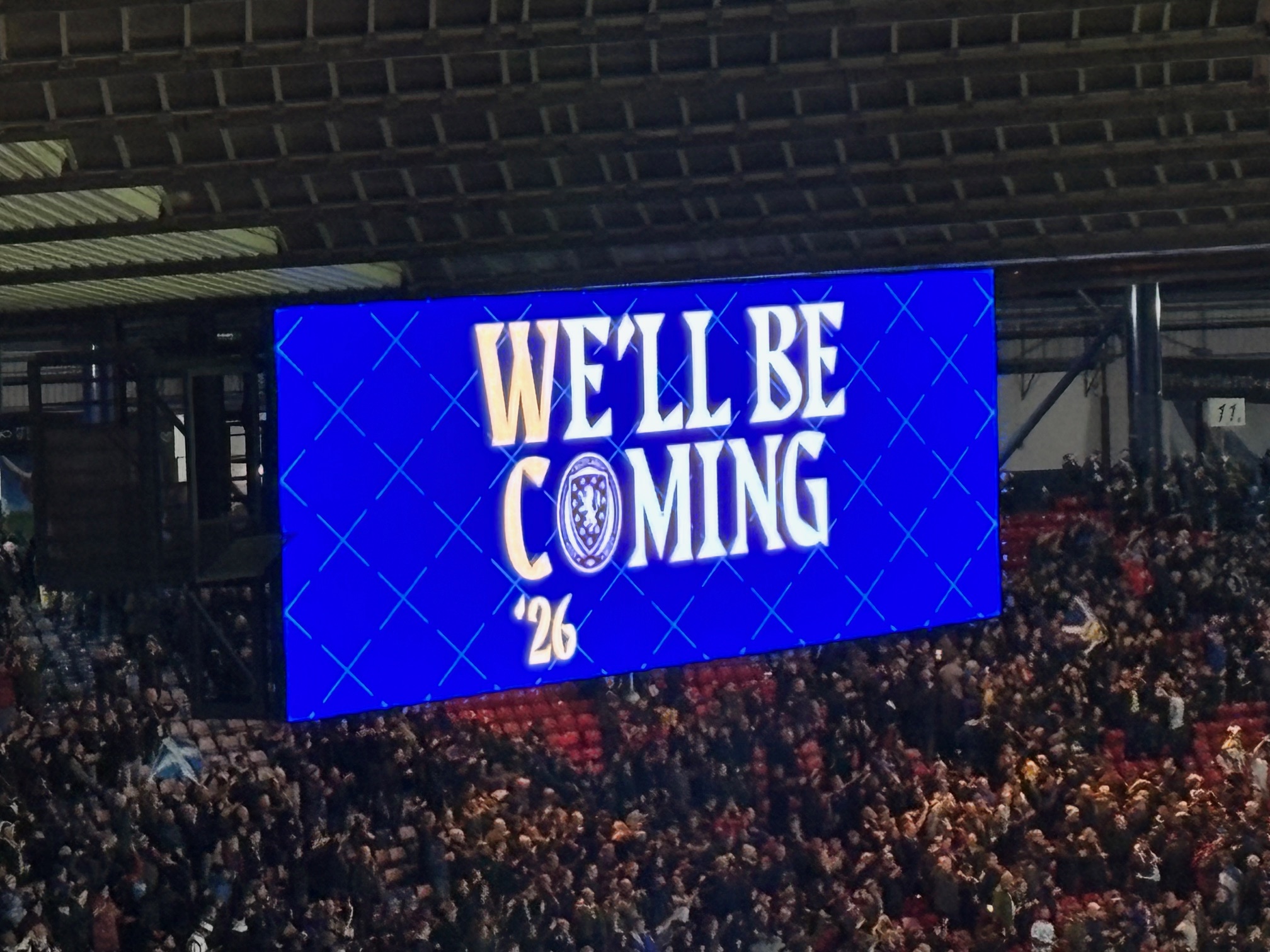 We'll be coming!