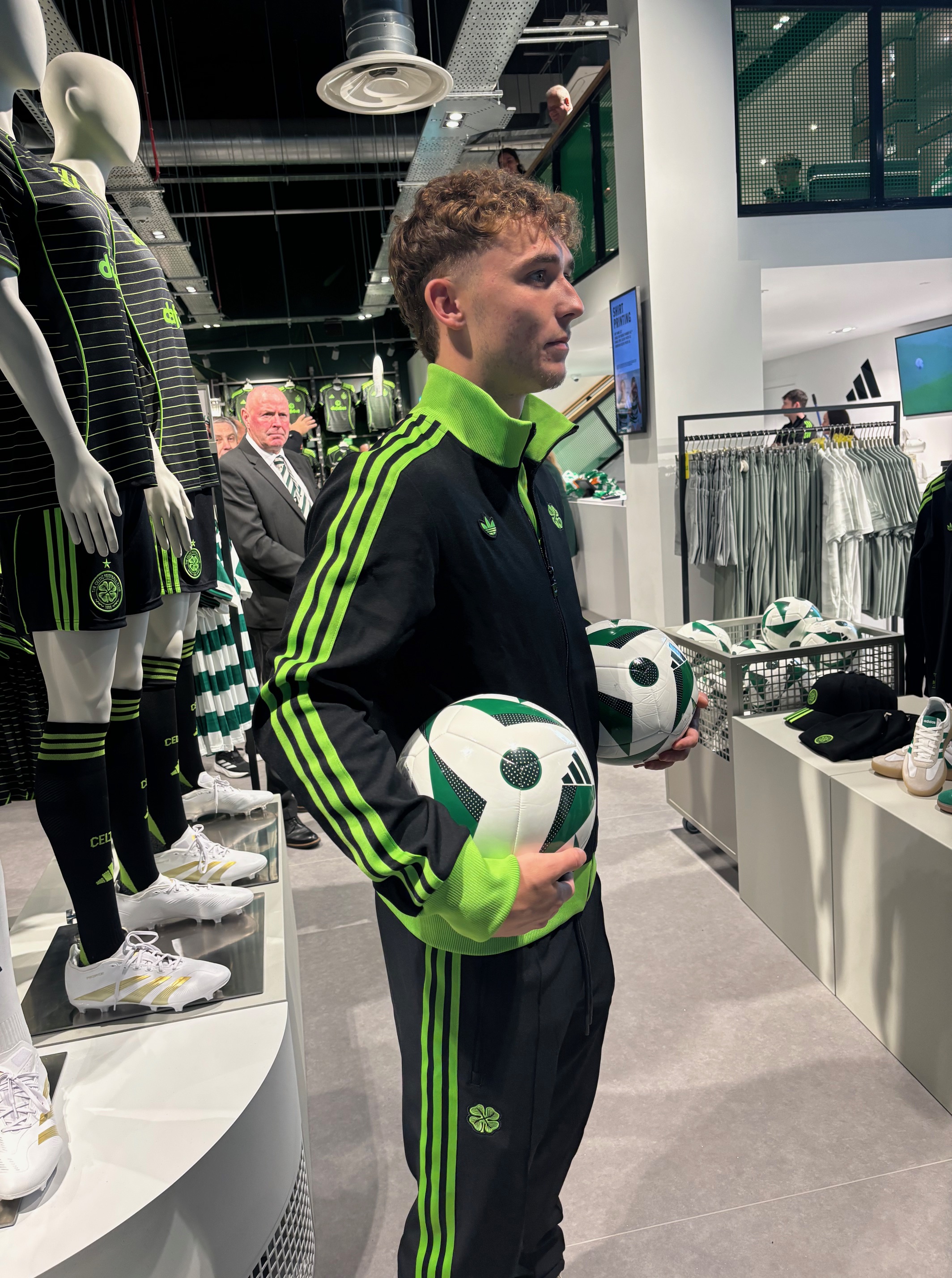 Celtic striker Callum Osmand 