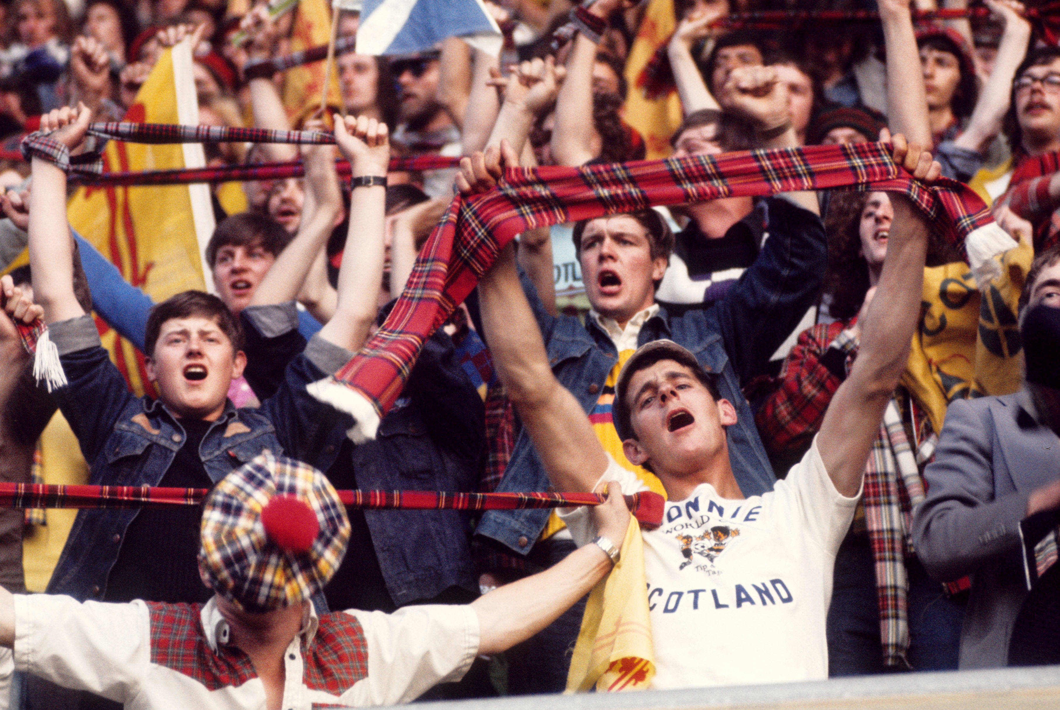 Scotland's supporters, World Cup 1974.