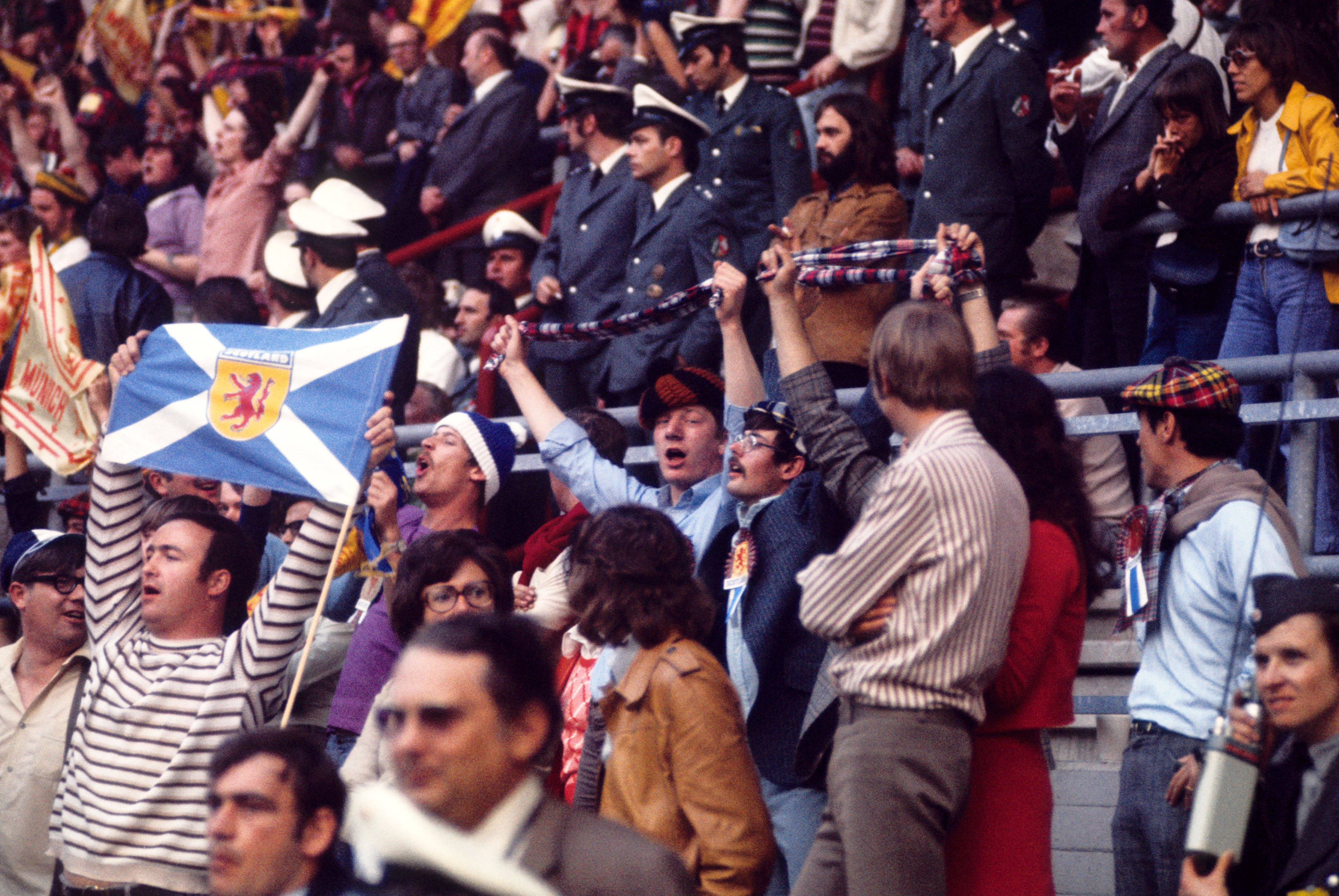 Scotland's supporters, World Cup 1974.