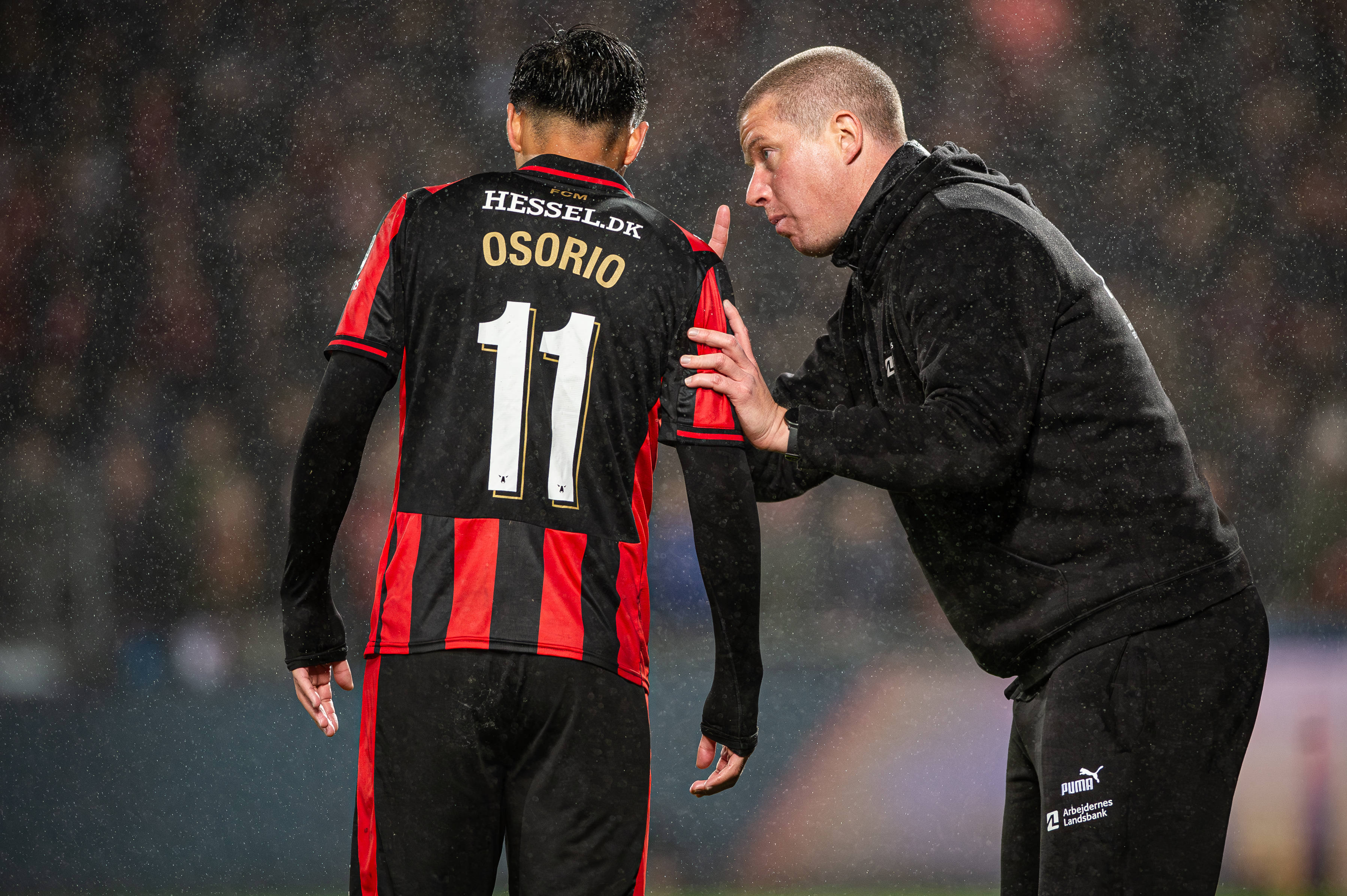 ead coach Mike Tullberg of FC Midtjylland