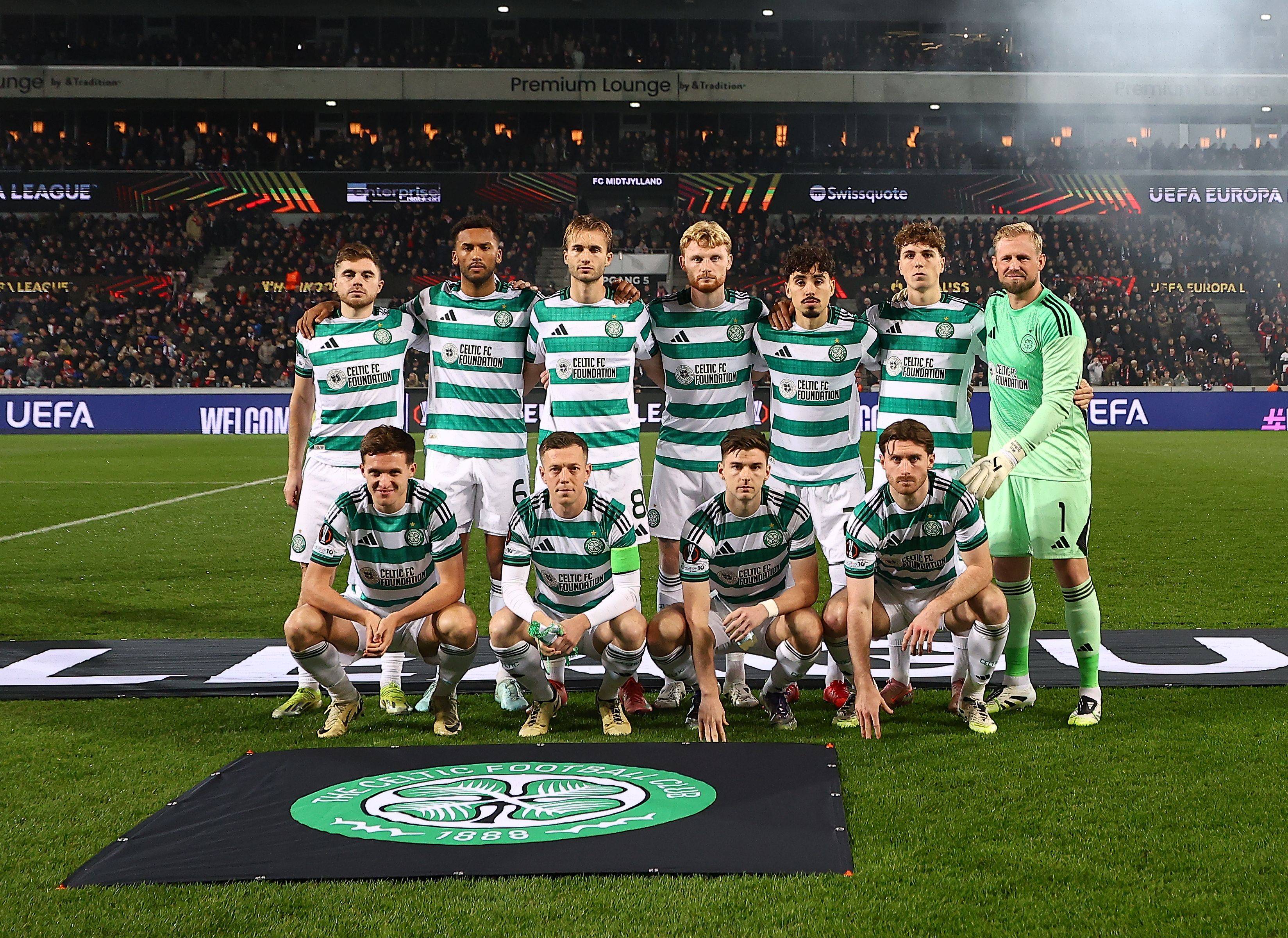 Celtic line-up