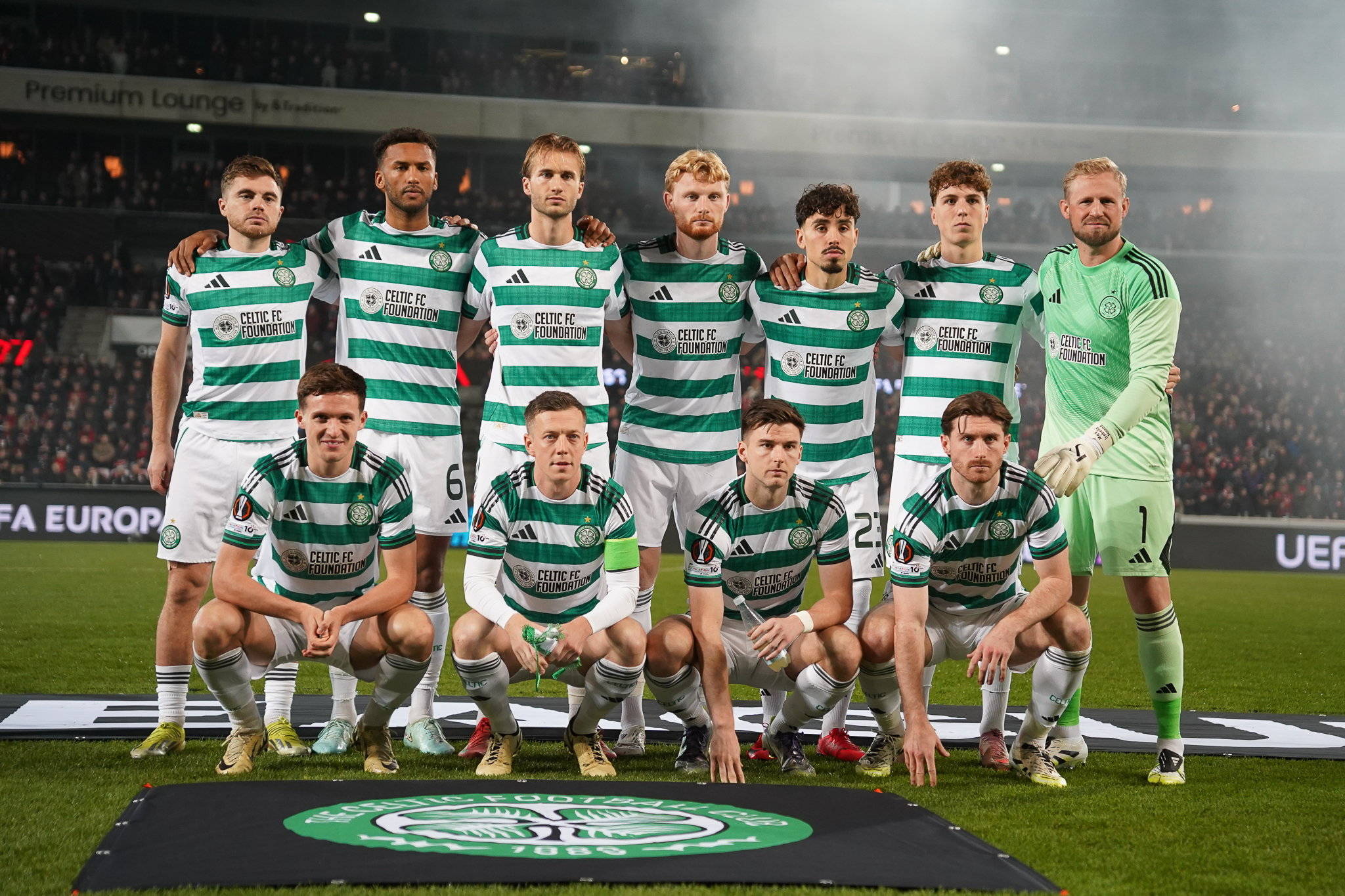 Celtic team line-up