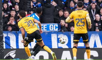 Potential penalty incident at Ibrox