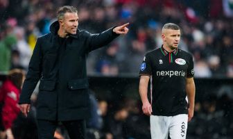 Coach Robin van Persie of Feyenoord