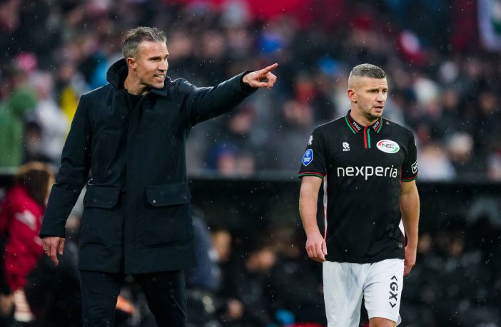 Coach Robin van Persie of Feyenoord