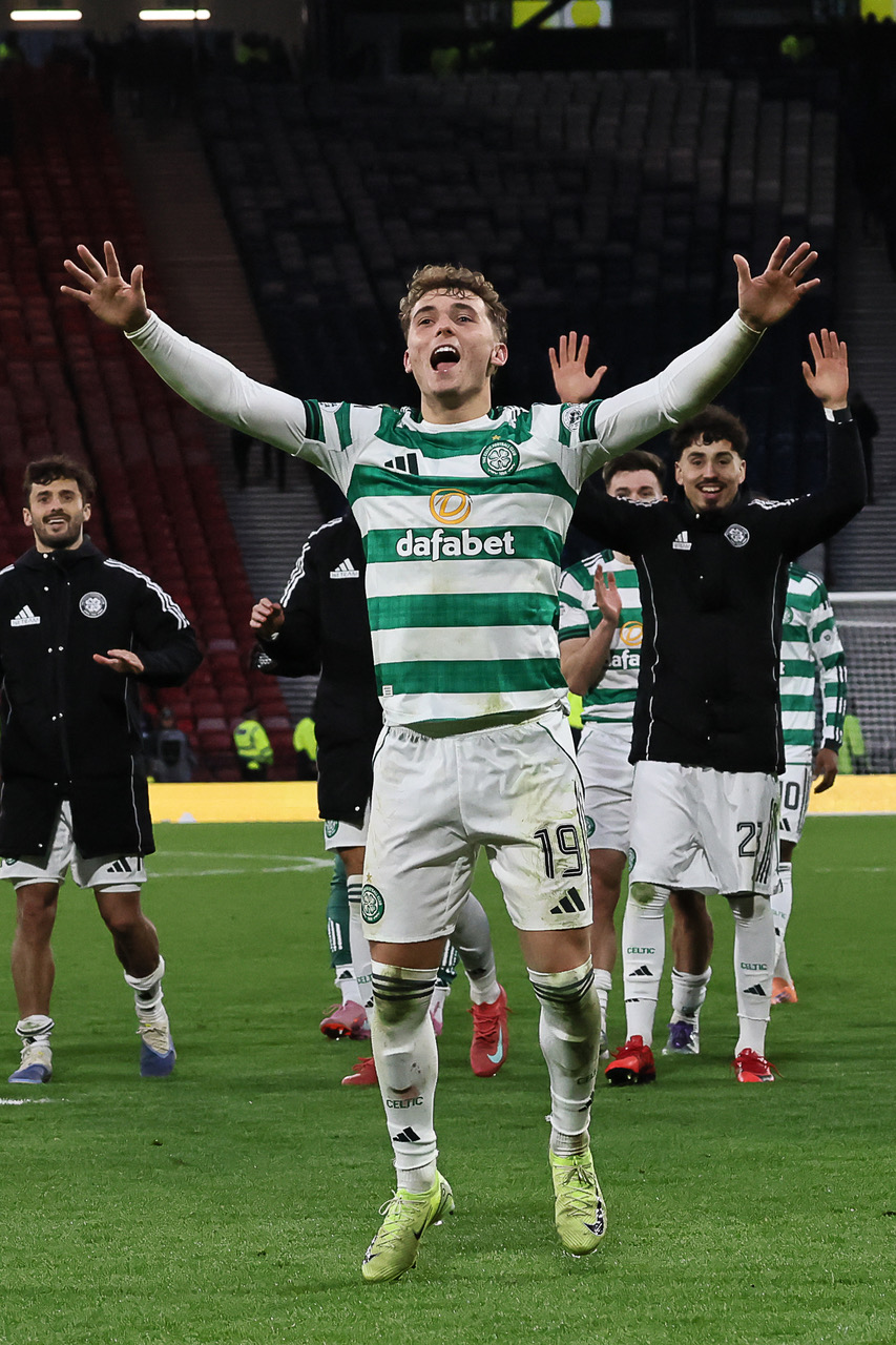 Callum Osmand celebrates after the match