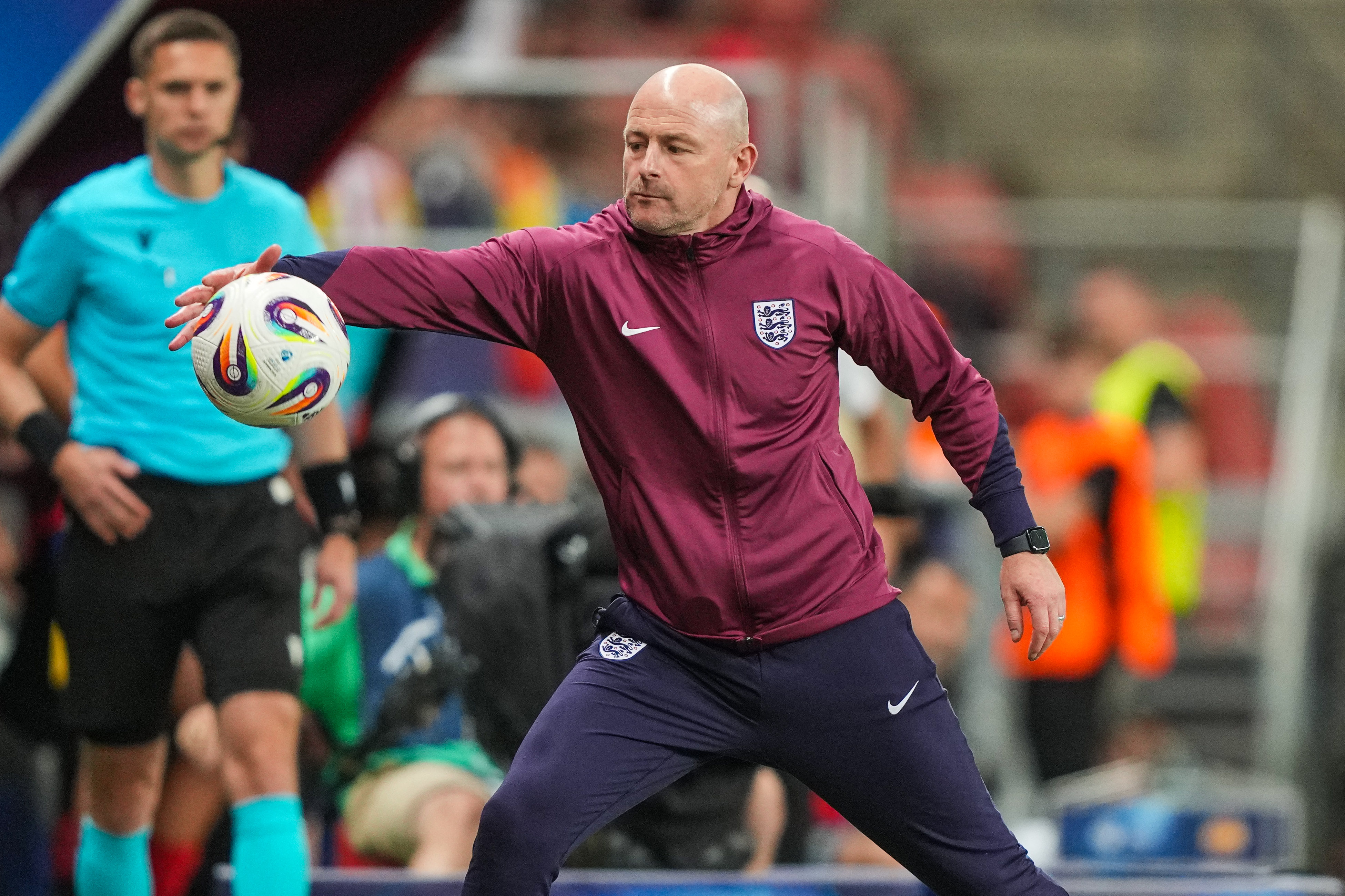 Head coach Lee Carsley of U21 England