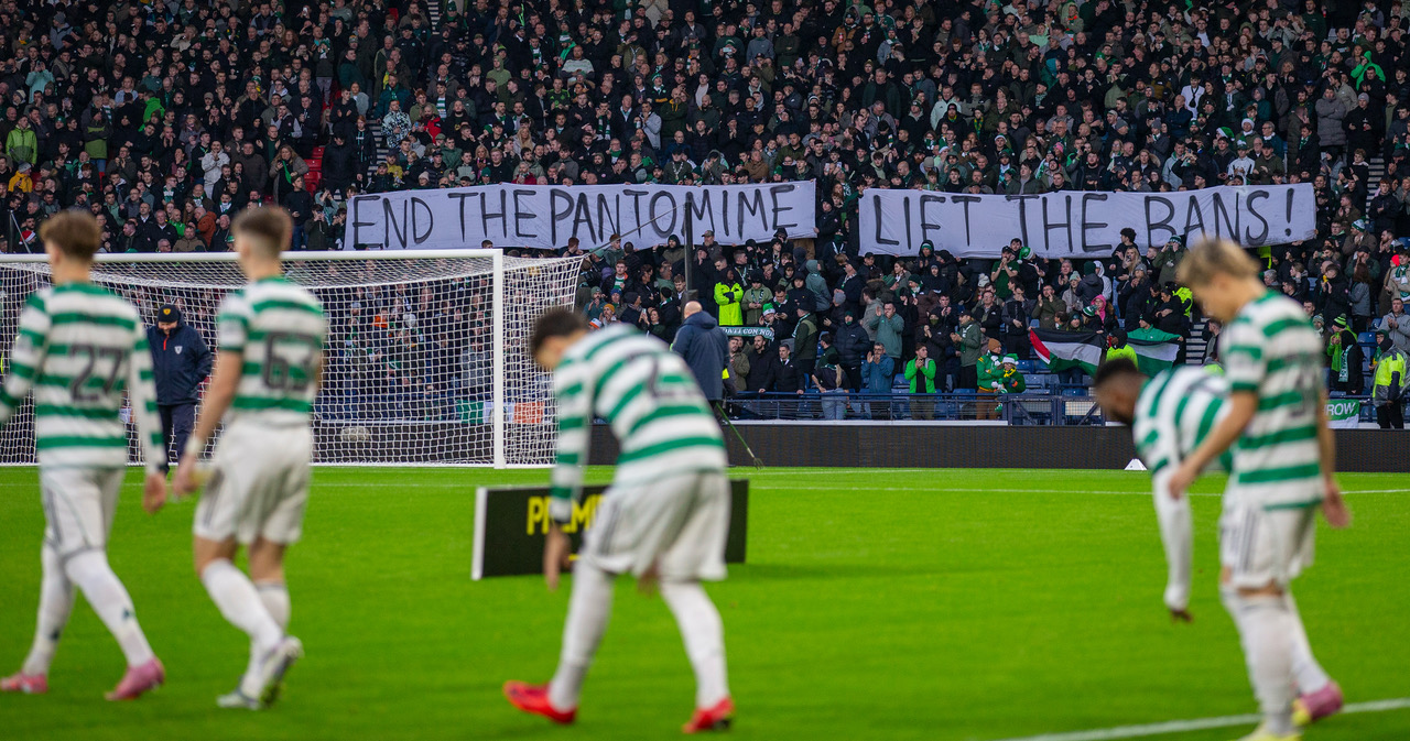 Celtic players during the Premier Sports Cup Final
