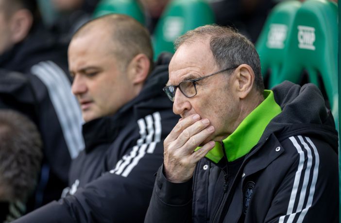 Martin O'Neill and Shaun Maloney