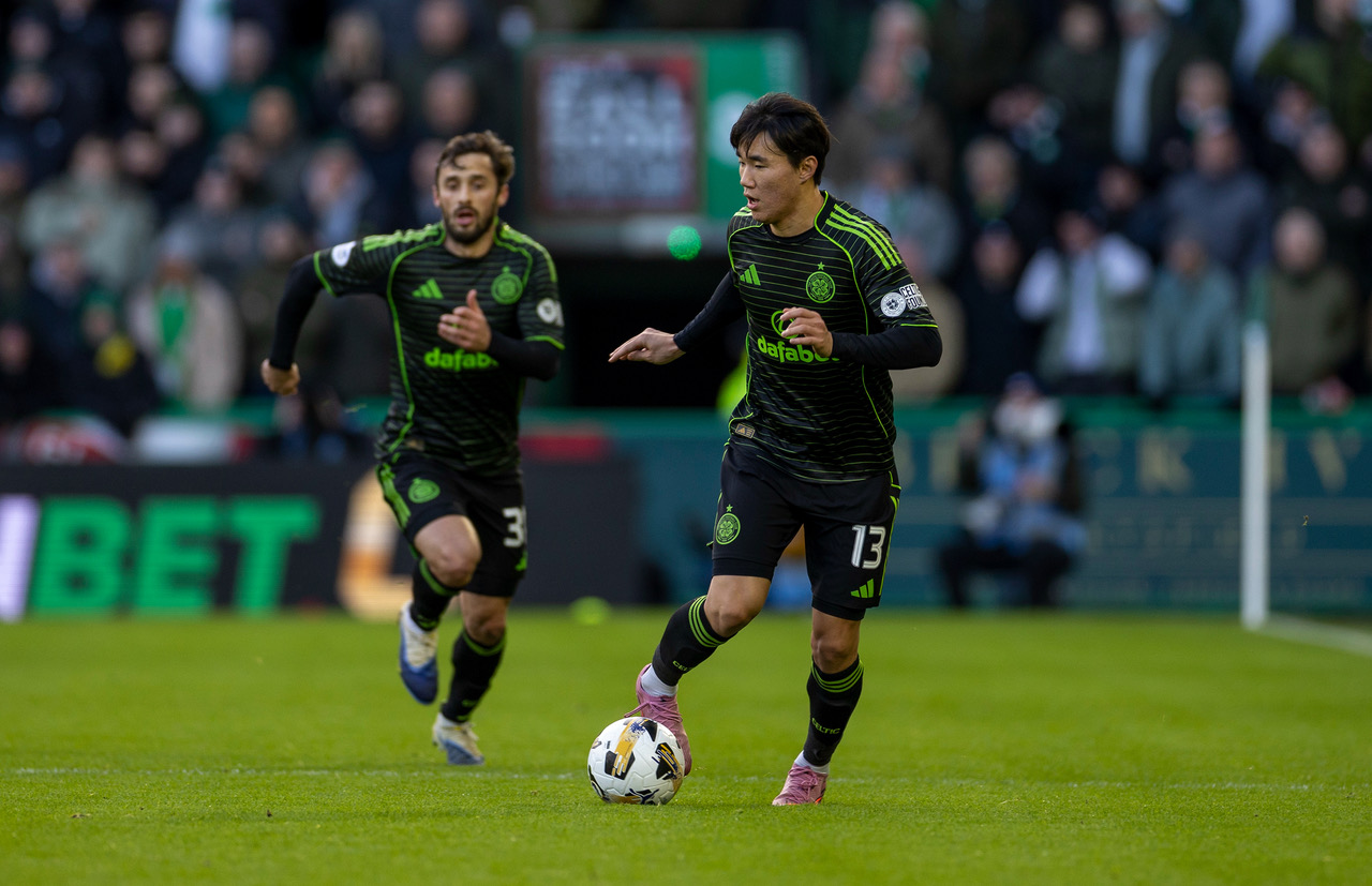 Yang and Saracchi at Easter Road. 
