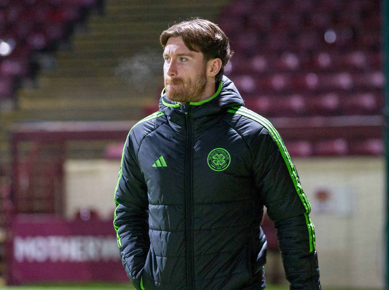 Anthony Ralston arrives at Fir Park