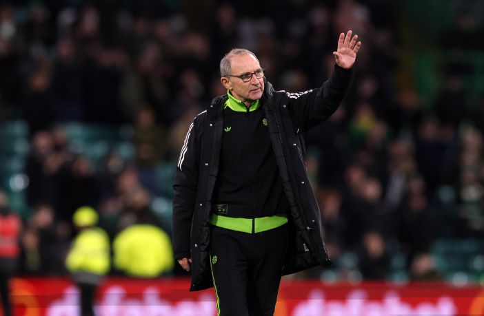 Celtic interim manager Martin O'Neill at full time