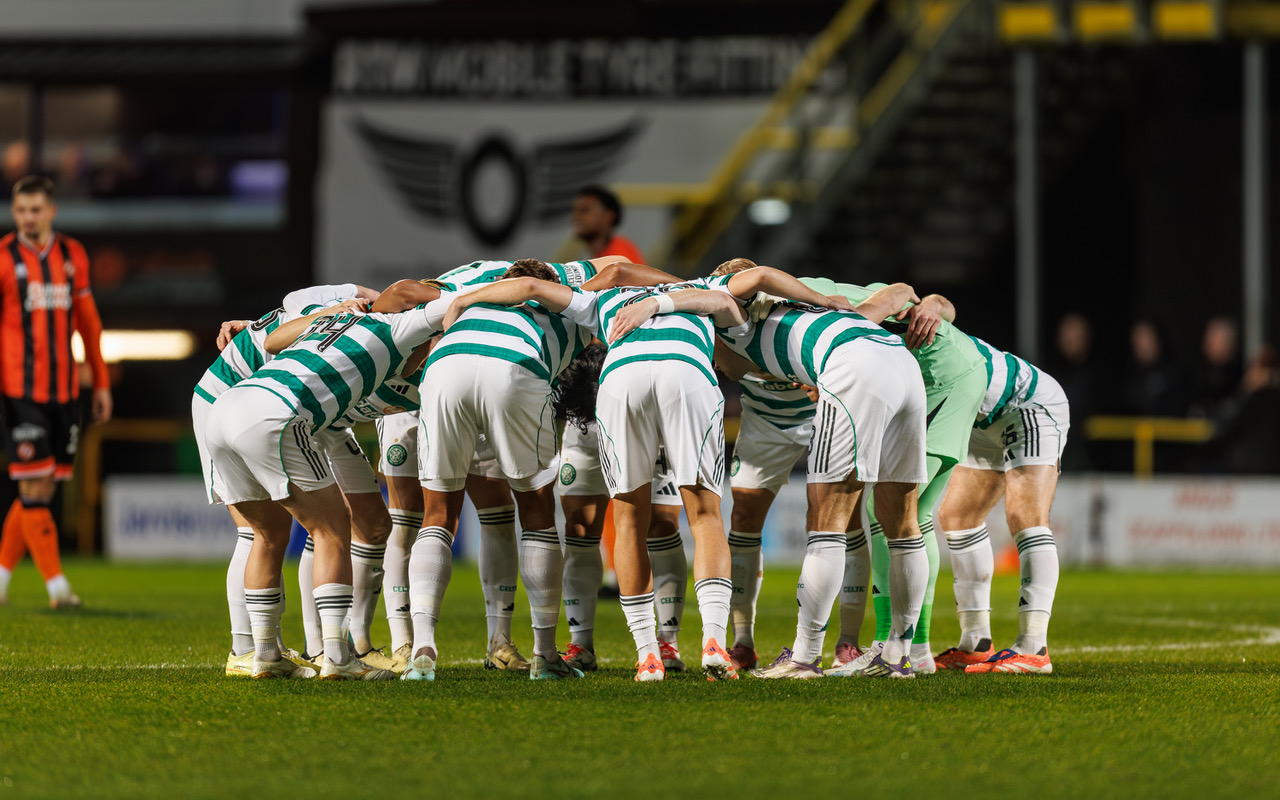 Celtic Huddle at Tannadice  