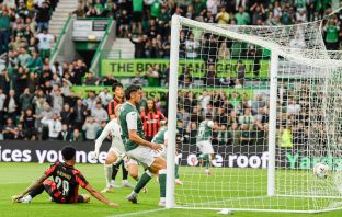 Kieron Bowie of Hibernian