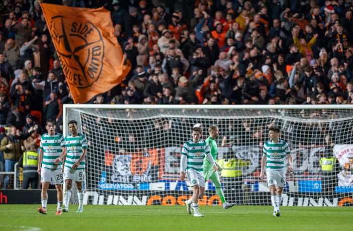 Celtic lose at Tannadice