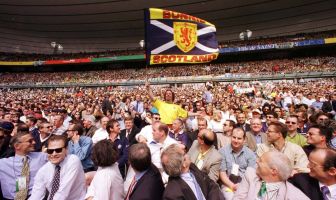 Tartan Army at France 1998, Scotland v Brazil