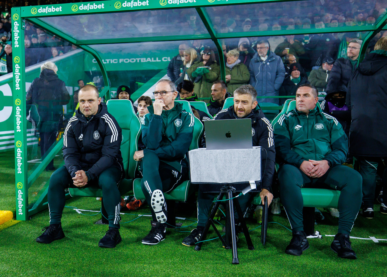 Martin O'Neill, Shaun Maloney, Gavin Strachan and Mark Fotheringham