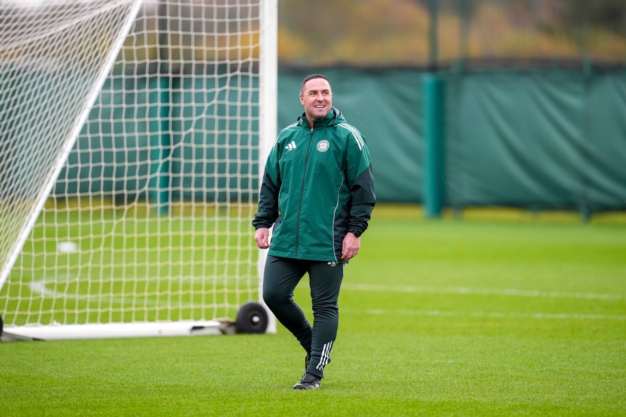 Celtic interim assistant coach Mark Fotheringham