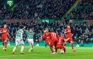 James Forrest scores for Celtic