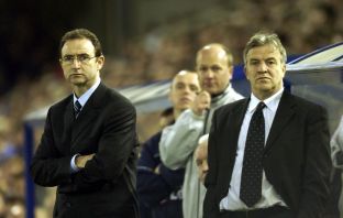 John Robertson alongside Martin O'Neill