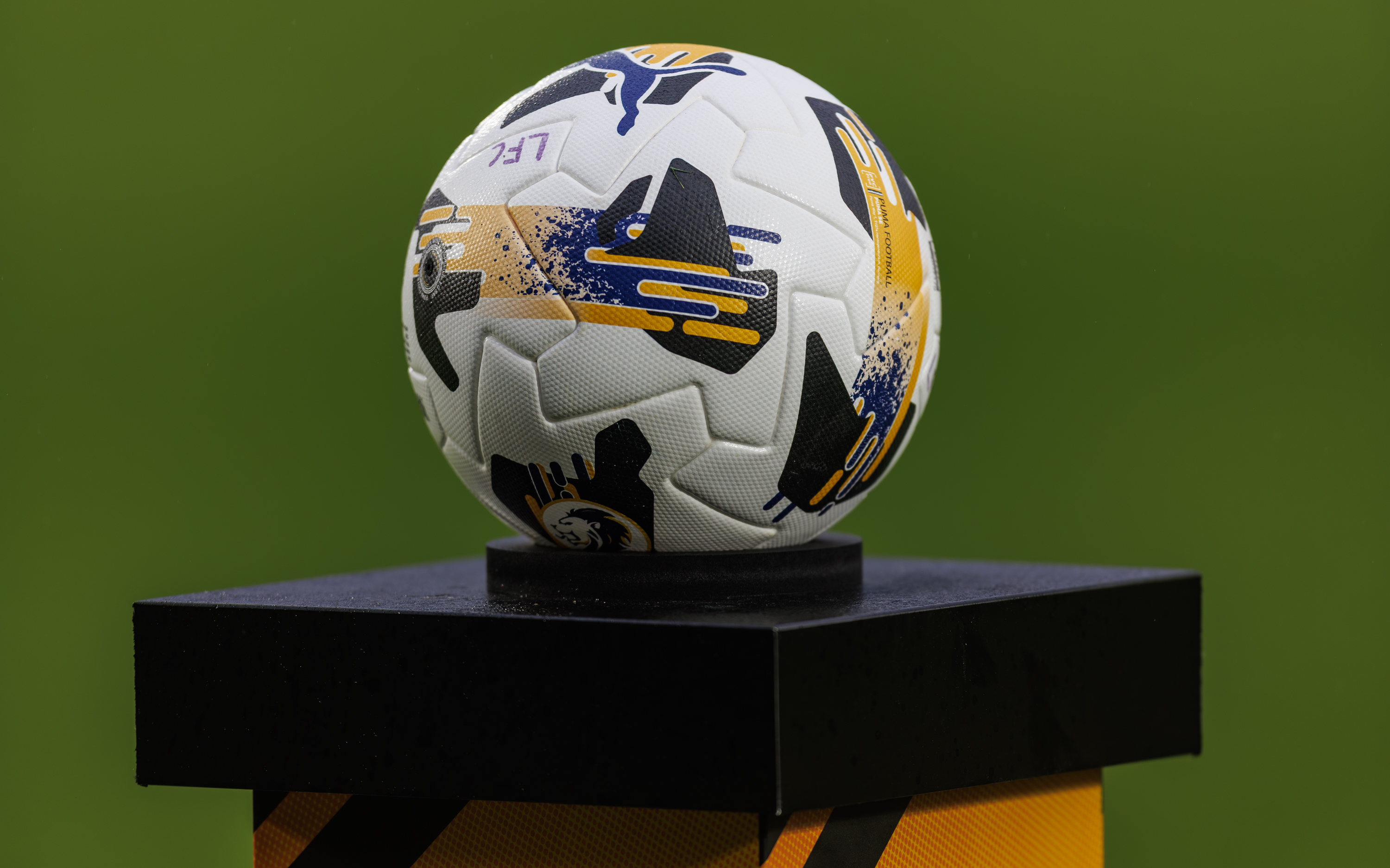 Matchball ahead of the Scottish Premiership match between Livingston and Celtic 