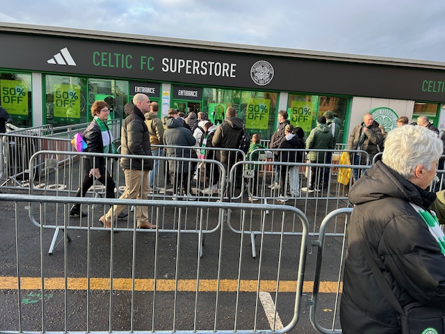 Images of Celtic Park on Saturday 10 January 2026. Celtic 4 Dundee Utd 0.