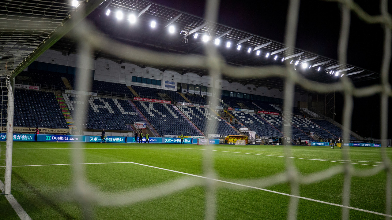Falkirk Stadium. Falkirk v Celtic, Scottish Premiership, Falkirk Stadium, 14 January 2026. Photo Vagelis Georgariou