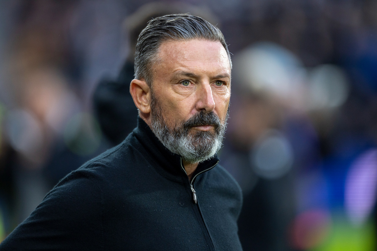 Derek McInnes, Hearts v Celtic, 25 January 2025. 