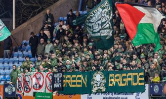 Green Brigade protest against the Celtic board