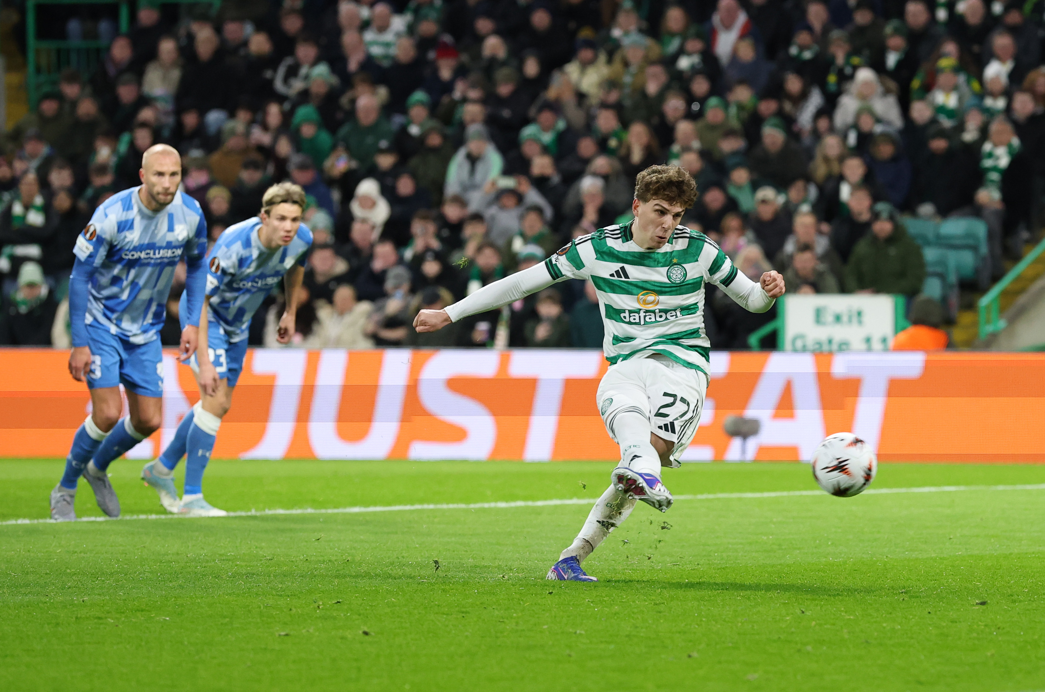 Arne Engels of Celtic scores 