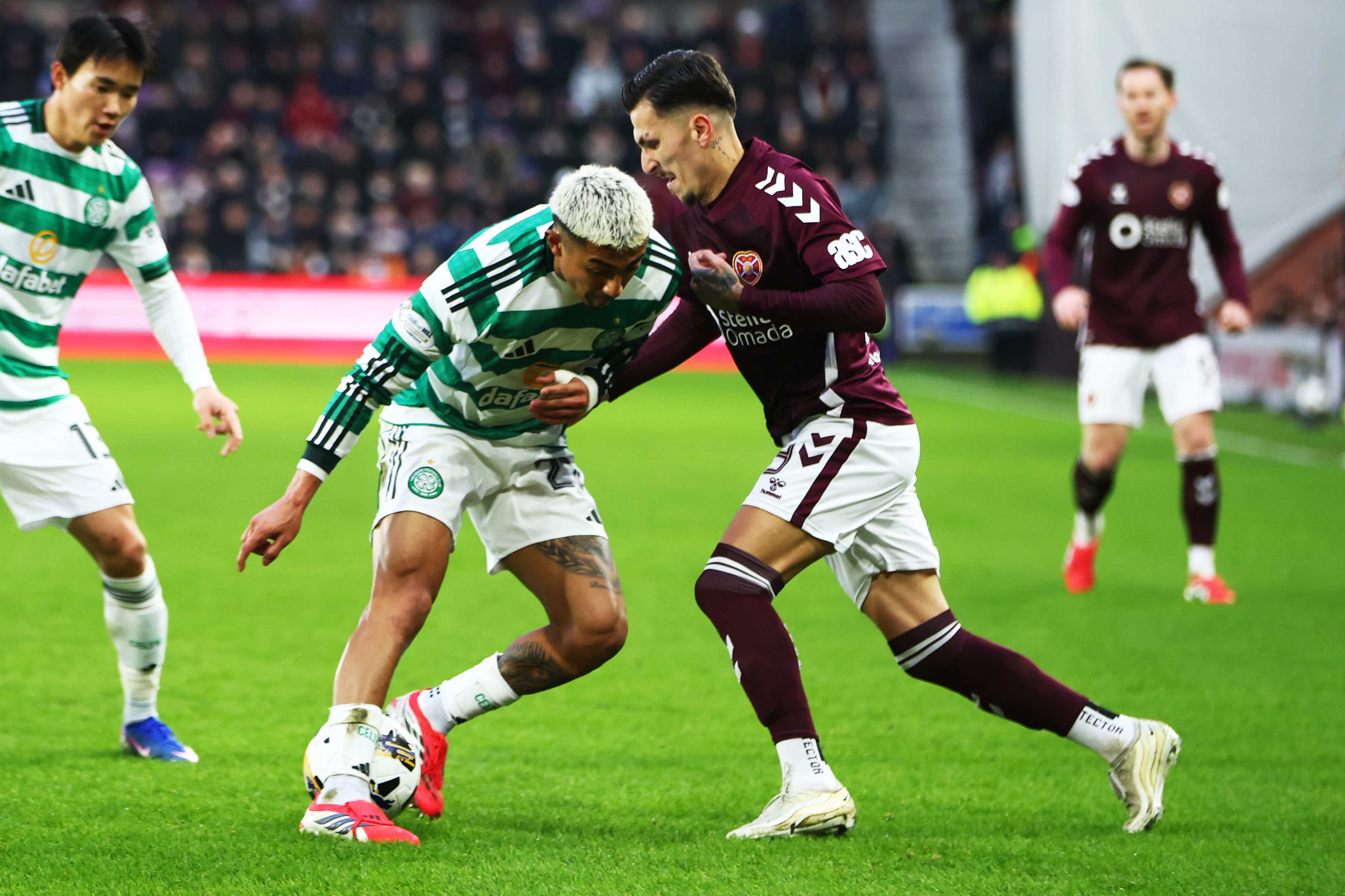 Julian Araujo of Celtic