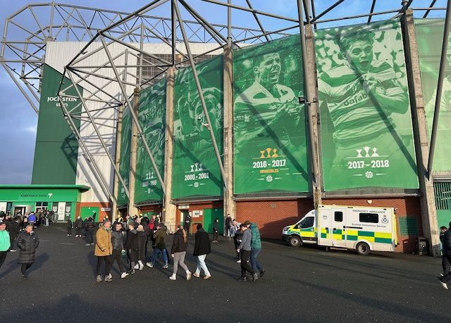 Images of Celtic Park on Saturday 10 January 2026. Celtic 4 Dundee Utd 0.