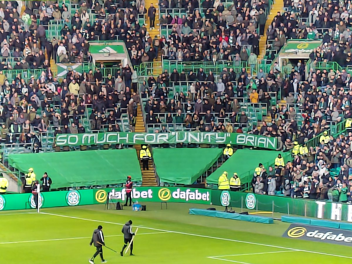 Celtic fan protest 