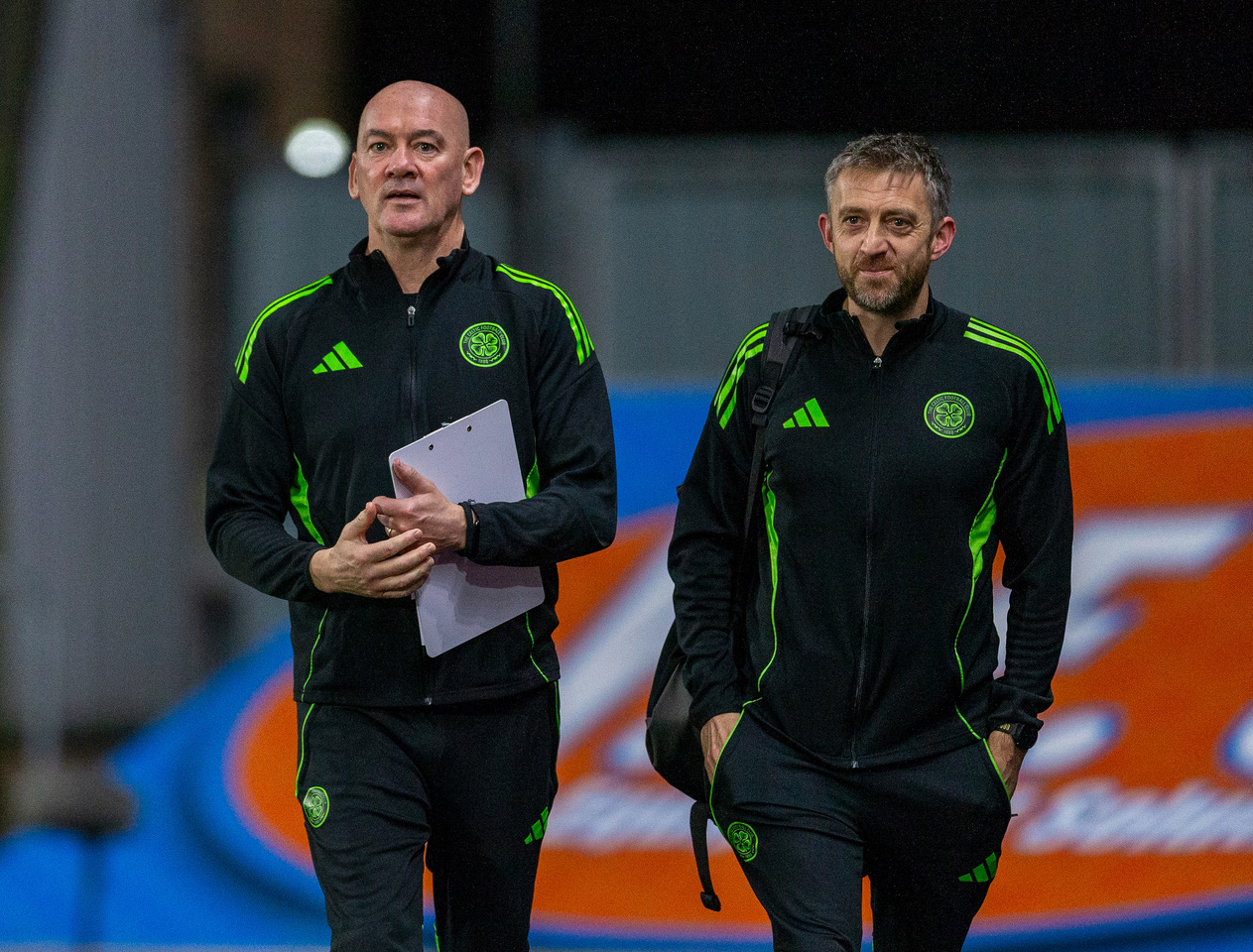 Stevie Woods and Gavin Strachan