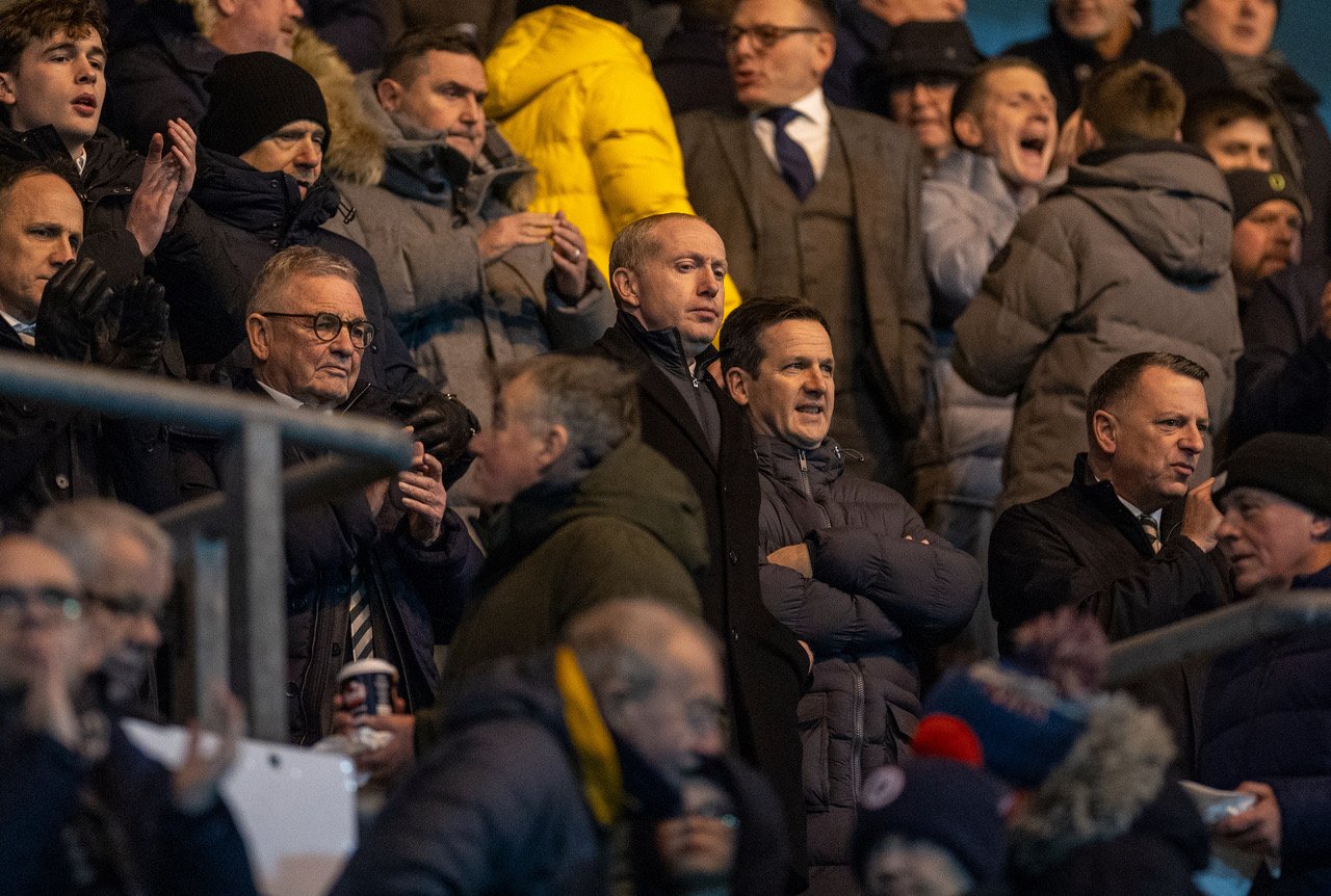 Celtic Board at Falkirk Stadium.