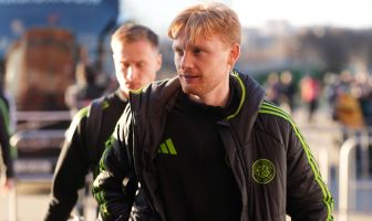 Liam Scales of Celtic arrives