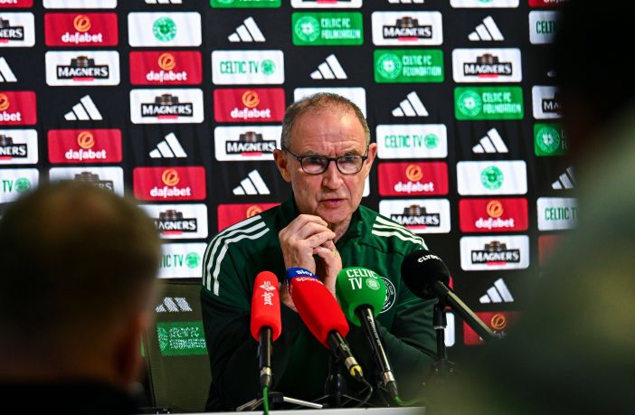 Celtic Manager Martin O'Neill speaks at a mainstream conference