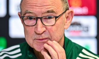 Celtic Manager Martin O'Neill speaks at a mainstream conference