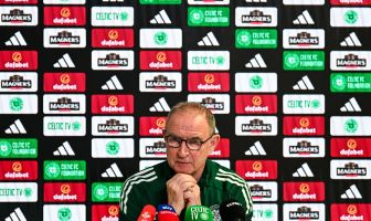 Celtic Manager Martin O'Neill speaks at a mainstream conference