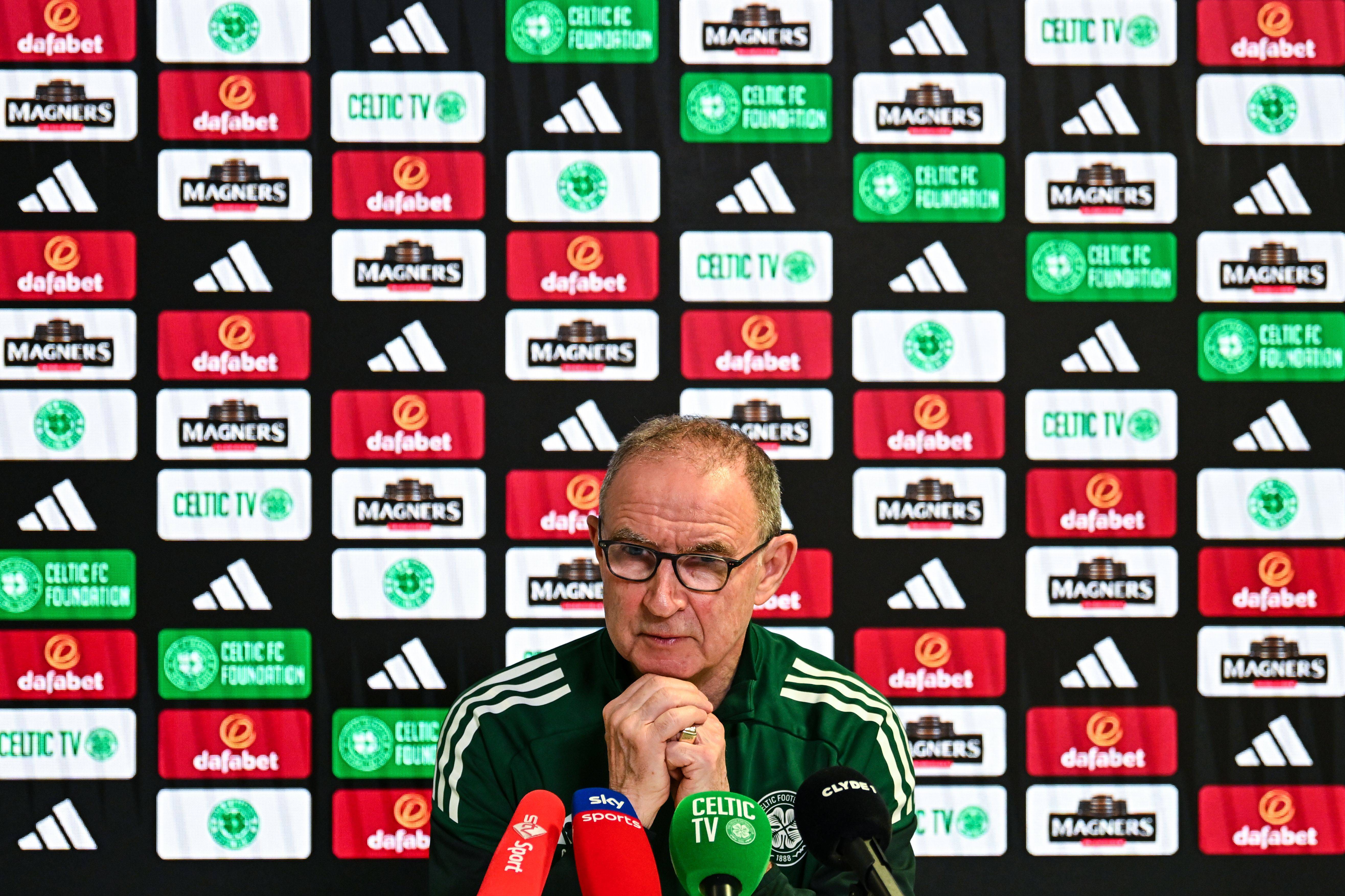 Celtic Manager Martin O'Neill speaks at a mainstream conference