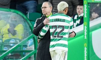 Martin O Neill with Julian Araujo