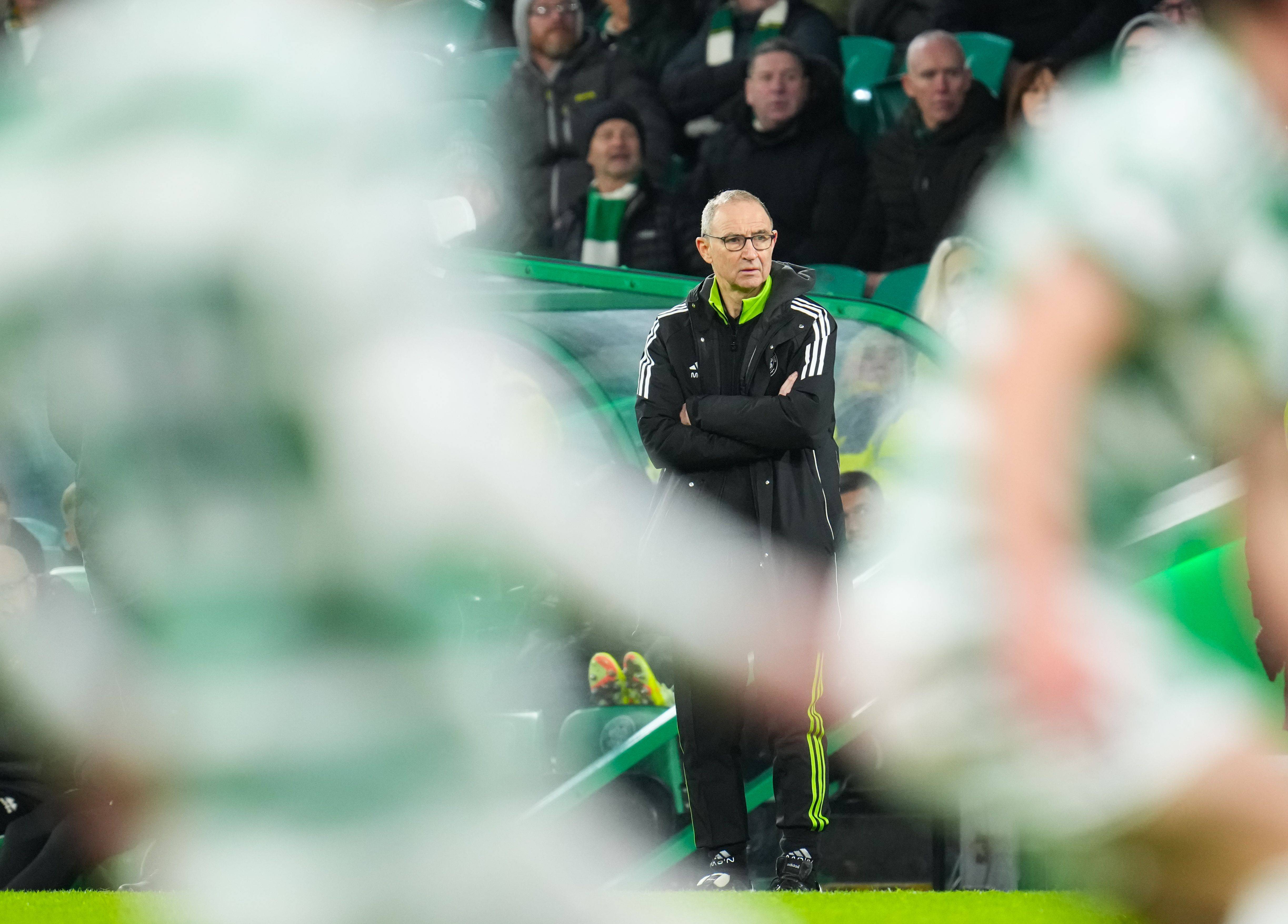 Celtic manager Martin O Neill. Final score Celtic 4 Dundee united 0. Celtic v Dundee United, Scottish Premiership, Celtic Park, 10 January 2026. Photo Stuart Wallace Shutterstock