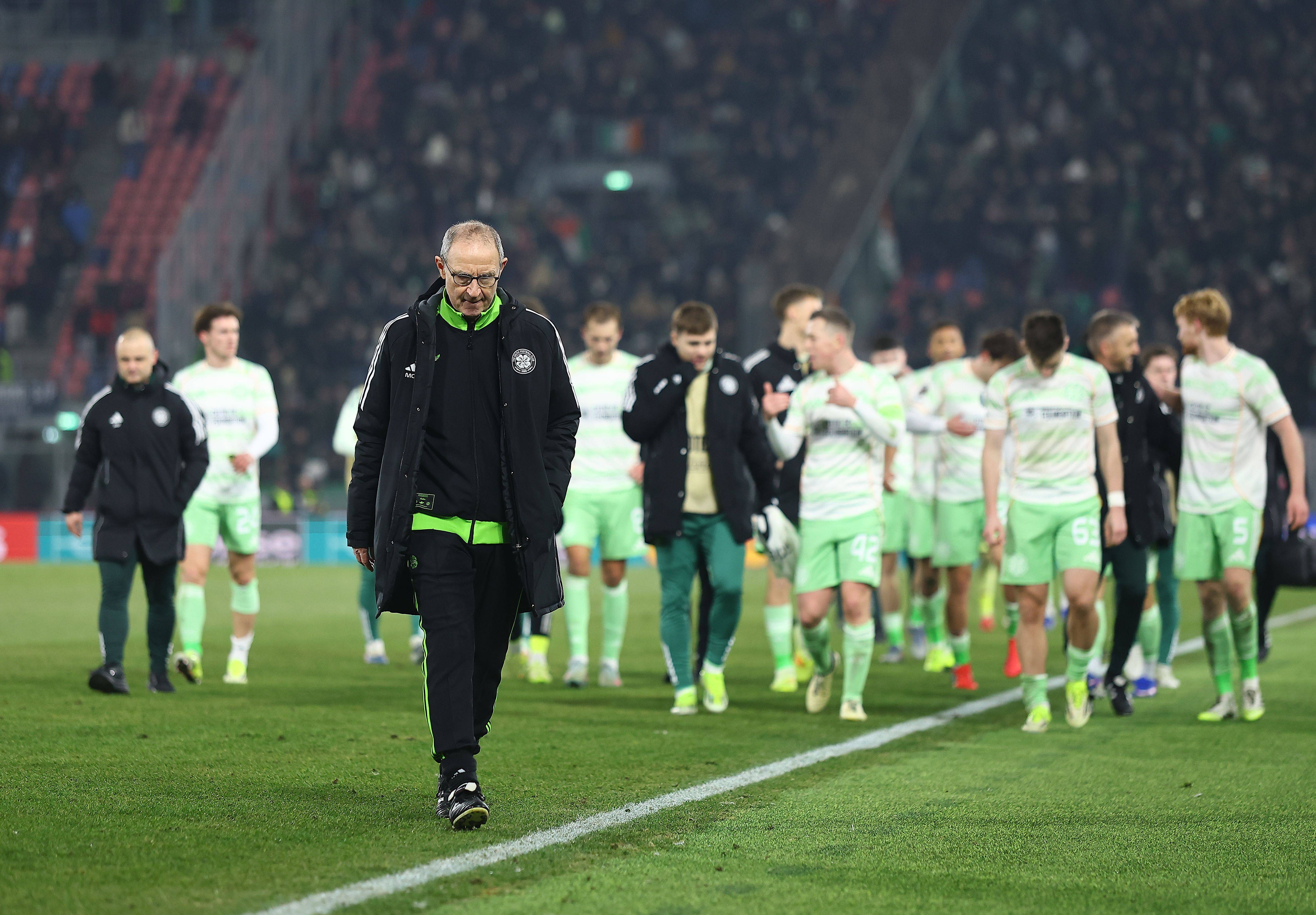 Martin O Neill, manager of Celtic