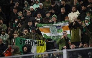 Celtic support in Bologna