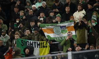 Celtic support in Bologna