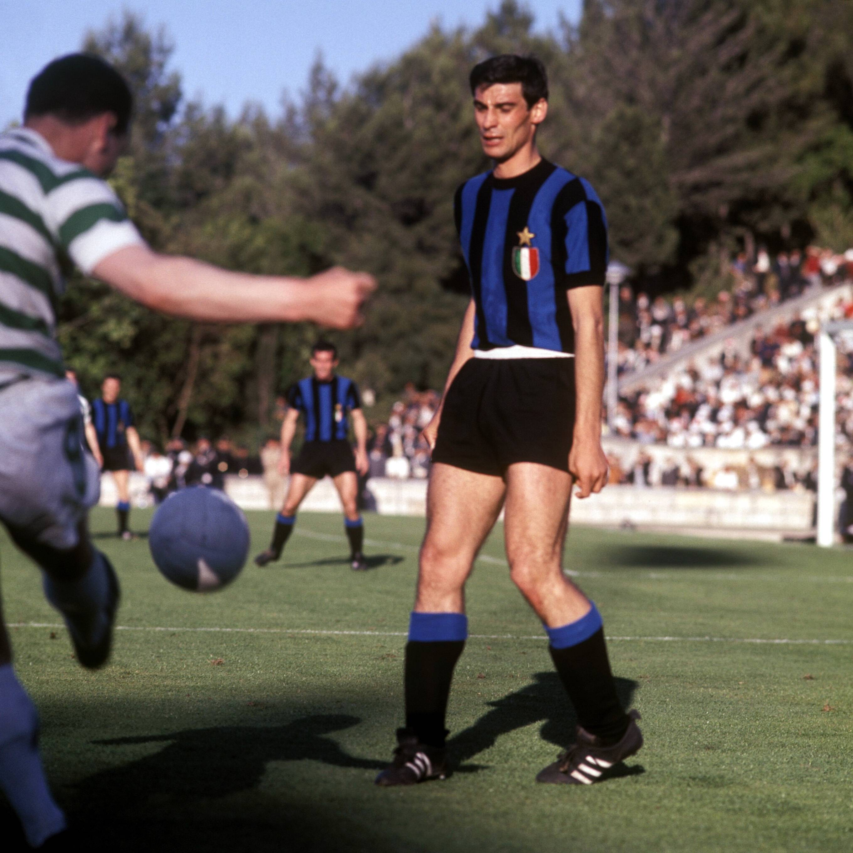 Angelo Domenghini (Inter) in Lisbon 