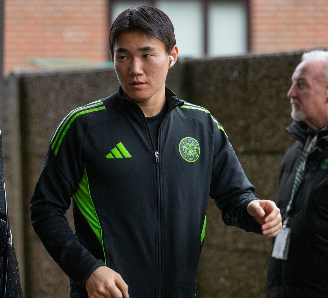 Yang arrives at Rugby Park. 